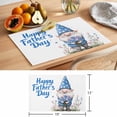 thumbnail image 6 of Father's Day Placemats Set of 6, Dwarf Hold Blue Red Flower Non-Slip Place Mats Washable Table Mats for Kitchen Dining Table Decorations Indoor/Outdoor, 6 of 9