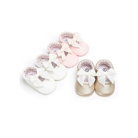 

Hirigin Infant Toddler Baby Boys Girls Leather Sole Anti-slip Prewalker Shoes