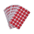 Universal Self-Adhesive Removable Color-Coding Labels, 3/4" dia, Red, 1008/Pack -UNV40103 ...
