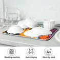 thumbnail image 7 of Yayeee Dish Drying Mat for Kitchen Counter Ultra Absorbent Easy Clean Pad 18x16", Bright Colorful Flowers Pattern, 7 of 7