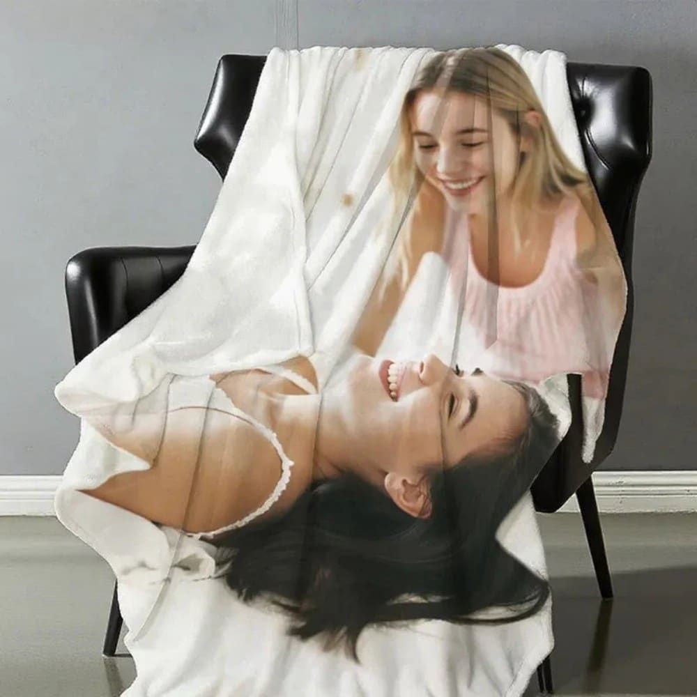 Custom Halloween Blanket Soft Microfiber for Sofa Bed Porch Travel Gift