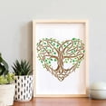thumbnail image 5 of 11.8x11.8inch Heart Stencil for DIY Painting Square Tree of Life Stencils Reusable Paint Stencil for DIY Painting on Walls Furniture Crafts Wood Wall Home Decoration, 5 of 8