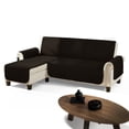 thumbnail image 1 of Protector Cubre Sala Capitonado para sillones modulares en forma de L -Choco, 1 of 1