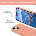 thumbnail image 4 of for iPhone 15 Plus Case with Card Holder Cover Microfiber Inner Lining [Holds 2 Cards] Slim Soft TPU Shockproof Protective Wallet Phone Case for iPhone 15 Plus (Pink), 4 of 10