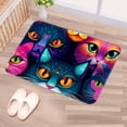 thumbnail image 5 of Cat Polyester Non-Slip Machine Washable Bath Rugs Door Rugs Floor Mat, 5 of 6