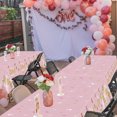thumbnail image 3 of 4 Pcs Miss Onederful 1st Birthday Tablecloths - Rectangular Pink Gold Table Covers 1st Birthday Decorations for Girls Kids One Year Old Baby Shower Party Supplies, 51 x 86.6 Inch, 3 of 7