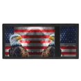 thumbnail image 4 of Psesaysky Youth Wallet Eagle American Flag Print Magic Stiker Small Purse for Sports, Polyester Lightweight Trifold Card Wallet, 4 of 6