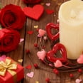 thumbnail image 3 of Decoración de la Pieza Del Centro de la Mesa de Comedor, Corazón Rojo Y Rosa Mini Corona 32cm para el Portavelas O la Pared Colgante, Decoración de la Mesa de Fiesta, 3 of 6