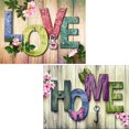 thumbnail image 1 of 2 piezas DIY pintura de diamante 5D punto de cruz LOVE&HOME DIY pintura de diamante decoración de pared y sala de estar para adultos Sailing Electrónica, 1 of 5