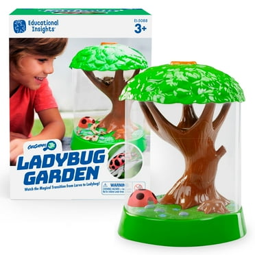 Educational Insights GeoSafari Jr. Ladybug Garden, Insect Habitat, STEM Kit, Kids Ages 3