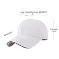thumbnail image 2 of Gorra clásica de algodón de perfil bajo para hombre y mujer, gorra de béisbol ajustable, 2 of 5