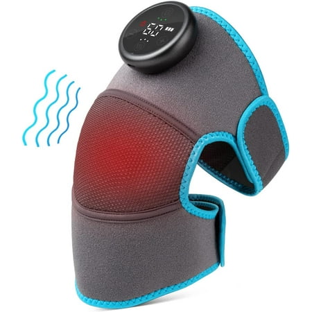 Cordless Heated Knee Massager Wrap — Portable Pain Relief For Arthritis, Joints & Muscle Stiffness, 5 Massage Modes
