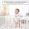 thumbnail image 2 of Sweet Jojo Designs Cartoon Puppy Dog White and Pink Girl Fitted Crib Sheet, 2 of 6