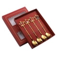 thumbnail image 2 of Juego de 4 cucharas navideñas Xihbxyly de acero inoxidable, 2 of 7