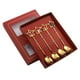 thumbnail image 2 of Juego de 4 cucharas navideñas Xihbxyly de acero inoxidable, 2 of 7