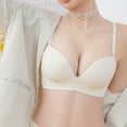 thumbnail image 4 of Ropa interior Original de media Copa para mujer, sujetador deportivo sin costuras, ajustable, antiflacidez, pequeño pecho, push up, 4 of 6