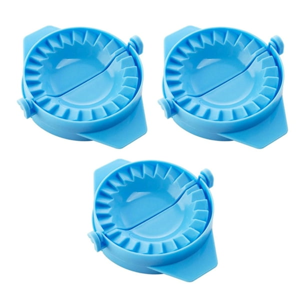 Bewildely Molde para hacer bolas de hervida, de plástico, fácil de hacer, para envolver pasteles, 3 uds. Cocina y Comedor azul