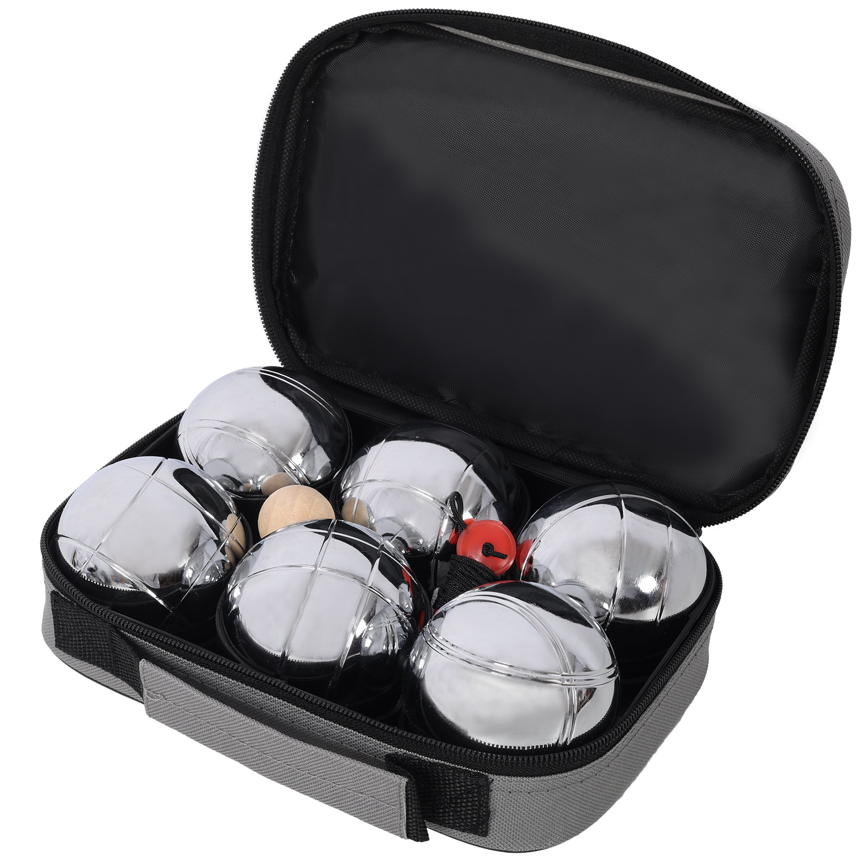 Boules Set Large Action Game, Outdoor, Beach, Lawn Backyard Family Party Games for Adults,
