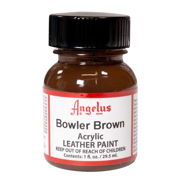 Pintura Acrílica para Cuero Angelus 29,5 ml Marrón Bowler
