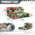 thumbnail image 7 of Boatee Lilies RV Dinette Cushion Covers RV Accessories Furniture Covers Comfortable Bench Cushion Universal Loveseat Sofa Chair Cover Furniture Protector Slipcovers Red, 7 of 7