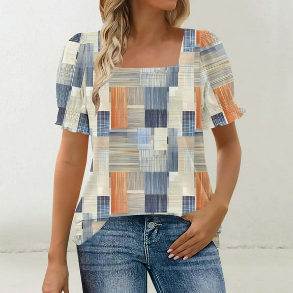 Pohista Cute Tops for Women Cropped T Shirts for Women Athletic Summer Work Blouses for Women Short Sleeve Shirts for Women Casual order again my orders