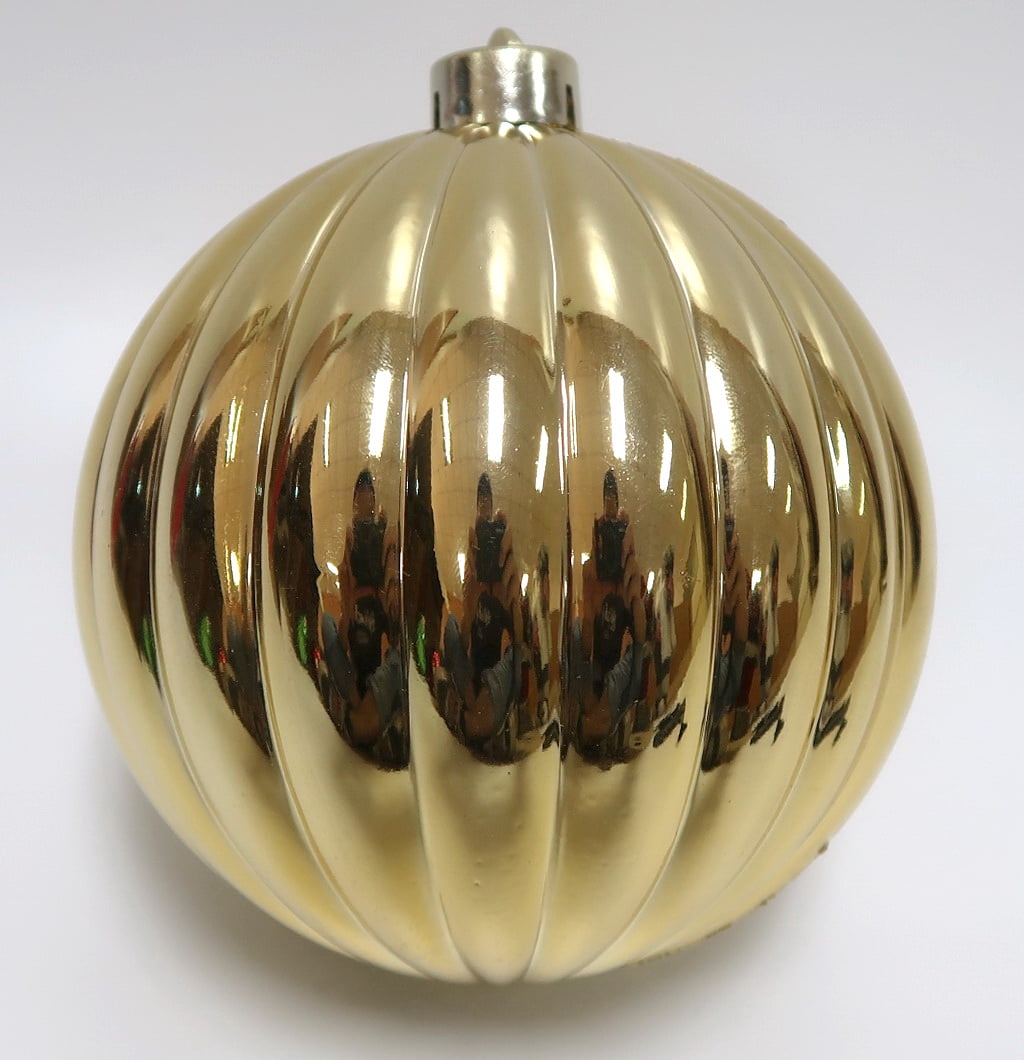 ORNEMENT INCAPSABLE 130MM - OR BRILLANT INCASSABLE ORNEMENT 13CM