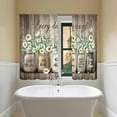 thumbnail image 5 of Outside The Window Window Curtain Butterfly Flower Landscape, Wake Up Vines Climb Over The Window Frame Sun Rays Beautiful Natural Landscape Curtain, Room Living Room Blackout Curtain 2 Pieces 84x84in, 5 of 5