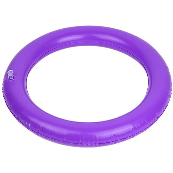 Yoga Ball Base Fixed Ring, Round PVC Anti Slip Thickened Stable Yoga Ball Fitness Balance Base, Pilates Fixed Ring for Home Gym, Office-Purple