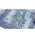 thumbnail image 4 of KIDSCOOL SPACE Little Girl Blue Sequin Ripped Jean Outfit Jacket,3-4 Years, 4 of 6