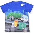 thumbnail image 2 of Blippi Boy's Sublimation Crewneck Tee Shirt Children's Activewear, 2 of 2