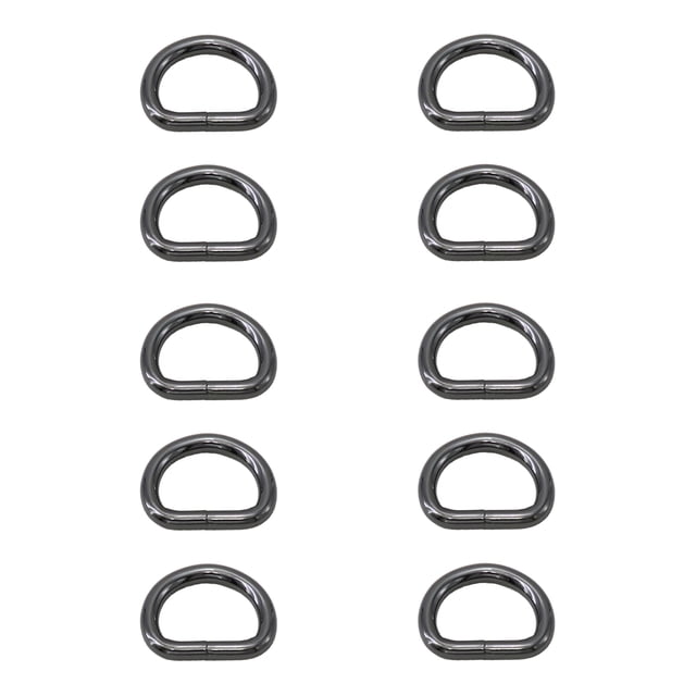 10 Uds. Anillos en D, anillo de hebilla de correas para bolsas de costura DIY, cinturones, accesorios para Collar de perro