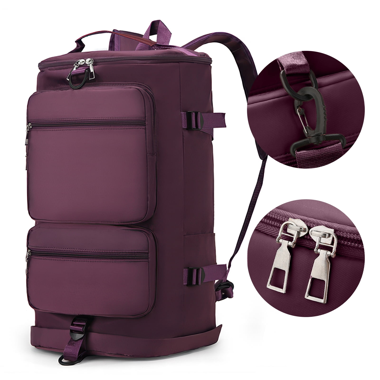 Gynky Duffle Bag Gym Bags Waterproof Sports Duffel Bags Travel Weekender Bag for Men Women Overnight Bag with Shoes Compartment
