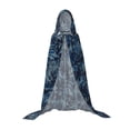 thumbnail image 7 of Honeii Hawaiian Style Print Poncho Cape, Cloak Coat, Snuggly Hooded Wearable Blanket, Hooded Cape For Teenagers,Halloween Costumes-Medium, 7 of 7