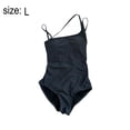thumbnail image 2 of Women One Piece Swimsuit One Shoulder Tummy Control High Fork Cutout Bathing Suit, 2 of 6