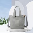 thumbnail image 2 of Jinsinto Women's Top Handles Canvas Tote Bag Large Capacity Handbag, 2 of 4