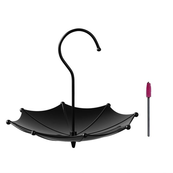 Bird Feeding Tray Umbrella Design Hanging Platform Bird Feeder Easy-Clean Bird Feeding Tray for Garden