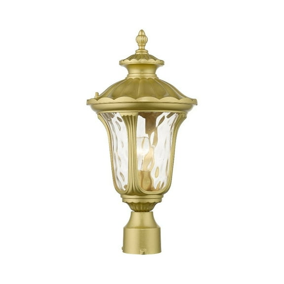 Livex Lighting - Oxford - 1 Light Outdoor Medium Post Top Lantern-19 Inches Tall