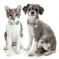 thumbnail image 6 of Plaid Dog Collar and Leash Set Cute Bow Tie&Bandana Necktie Adjustable Leather Small Dog Collars, 6 of 7