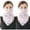 D, variant on Mask 2 Pack Women Sun Mask Chiffon Neck Gaiter Sun Proof Face Mask Outdoors B