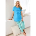 thumbnail image 6 of Dreams & Co. Plus Size Woven Sleep Pant, 6 of 6
