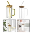 thumbnail image 1 of Taza de cristal Taza cuadrada transparente para fiesta Estilo C BLESIY Taza cuadrada, 1 of 8