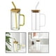 thumbnail image 1 of Taza de cristal Taza cuadrada transparente para fiesta Estilo C BLESIY Taza cuadrada, 1 of 8