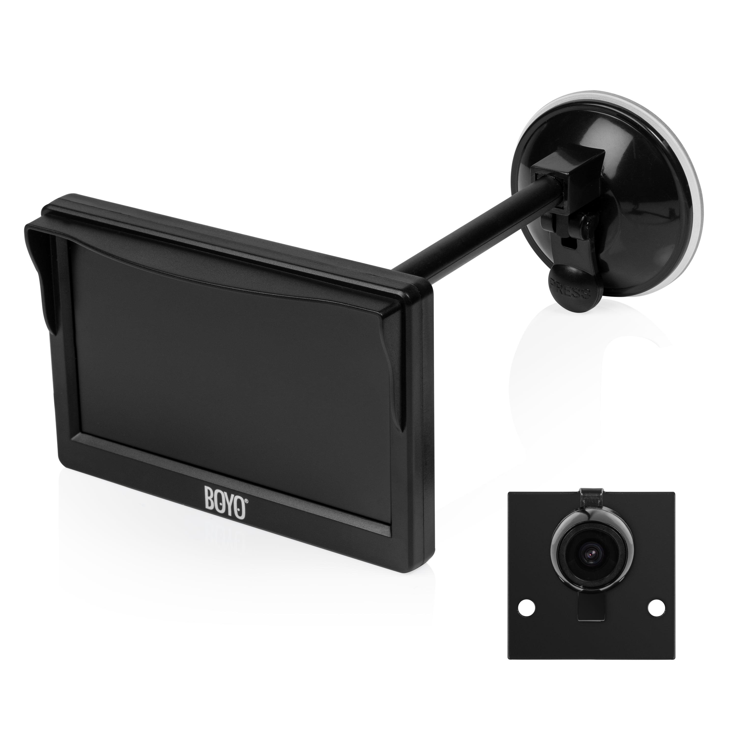 BOYO Vision VTC500DIY DIY 5-Inch Rearview Monitor And Compact Bracket ...