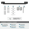 thumbnail image 5 of Amerock Highland Ridge Matte Black 18 inch (457mm) Towel Bar, 5 of 8