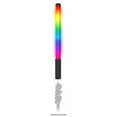 thumbnail image 2 of Bower 19″ RGB/White LED Wand Light with 360° Coverage and Built-In Rechargeable Battery, 1 Piece, Ideal for Photography and Video Shoots, WSC-WANDRGB, 2 of 7