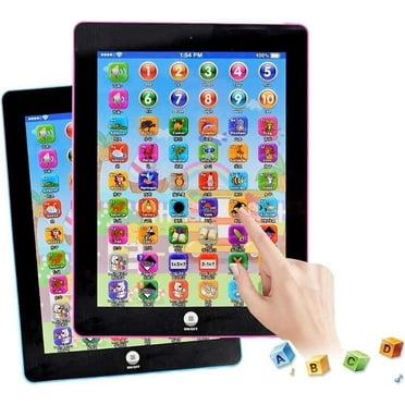 Kids Tablet Learning Toy Pad with ABC Word Song Music Number Electronic Interactive Toy for Educational Preschool Boys & Girls 2 3 4 5 6 7 8 Years Old for Christmas Birthday