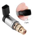 thumbnail image 2 of Válvula de control de CA automotriz, válvula solenoide de control de compresor de CA para Skoda Jetta Sanden PXE16 PXE14 1K0260859F EOTVIA No, 2 of 8