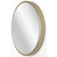 thumbnail image 4 of Infinity Instruments Deep Metal Round Gold 24 inch Wall Mirror, 4 of 7