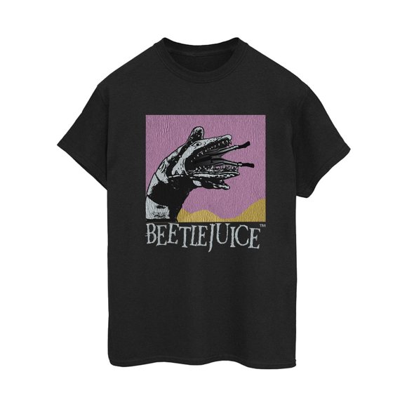 Beetlejuice Womens Sandworm Snake Sandworm Cotton Boyfriend T-Shirt