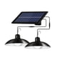 thumbnail image 3 of Lámpara colgante solar doble con control remoto y brillo ajustable. Blanco cálido, 3 of 9